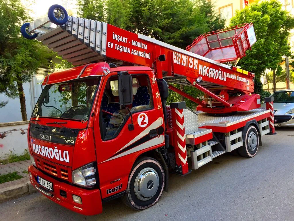 Nacaroğlu asansörlü taşımacılık aracı Gaziantep